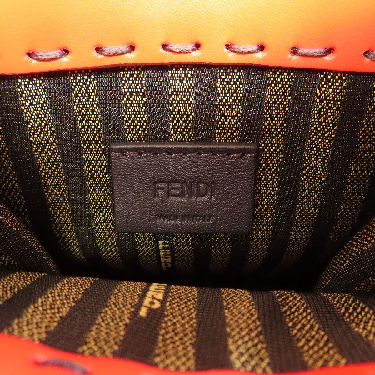 FENDI Sunshine Shopper Mini 2WAY Handbag Leather Ladies [Used]