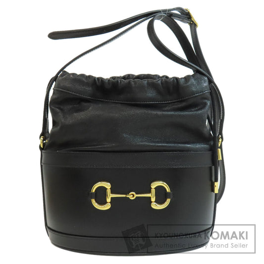 グッチ 602118 ホースビット バケットバッグ ロングショルダー ショルダーバッグ レザー レディース 【中古】【GUCCI】