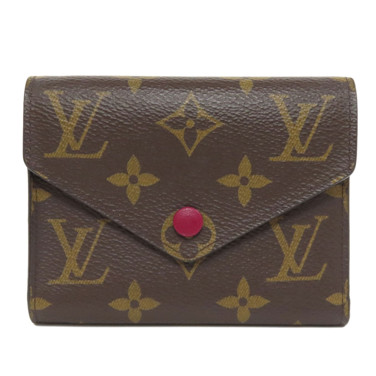 LOUIS VUITTON  M41938 Bifold Wallet with Coin Pocket Portefeiulle Â· Victorine Monogram canvas Ladies