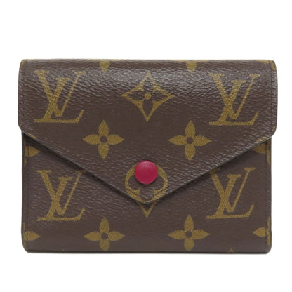 LOUIS VUITTON  M41938 Bifold Wallet with Coin Pocket Portefeiulle Â· Victorine Monogram canvas Ladies