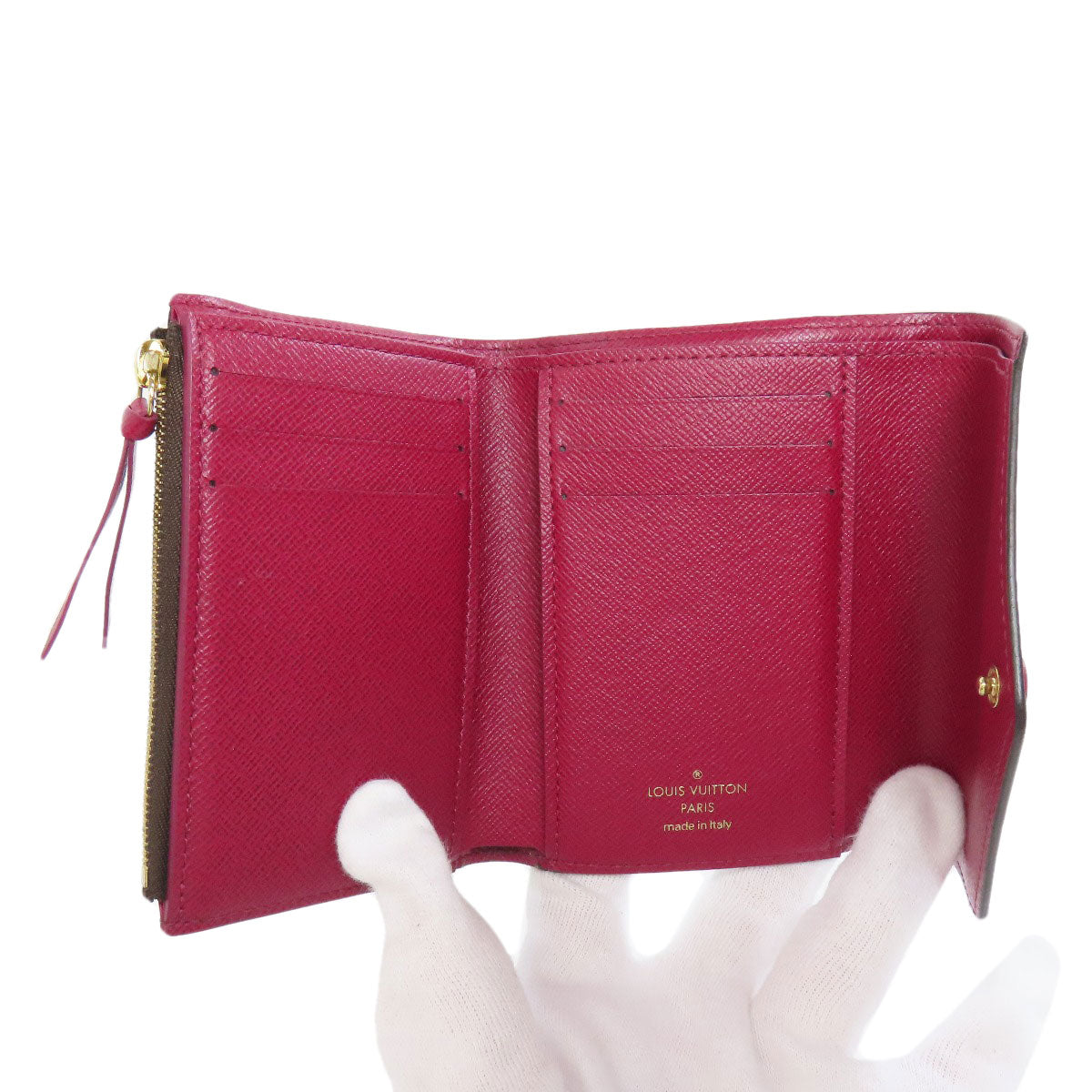 LOUIS VUITTON  M41938 Bifold Wallet with Coin Pocket Portefeiulle Â· Victorine Monogram canvas Ladies