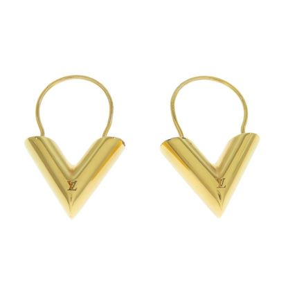 LOUIS VUITTON  M61088 earring Essential V Metal Ladies