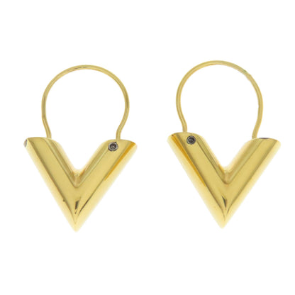 LOUIS VUITTON  M61088 earring Essential V Metal Ladies