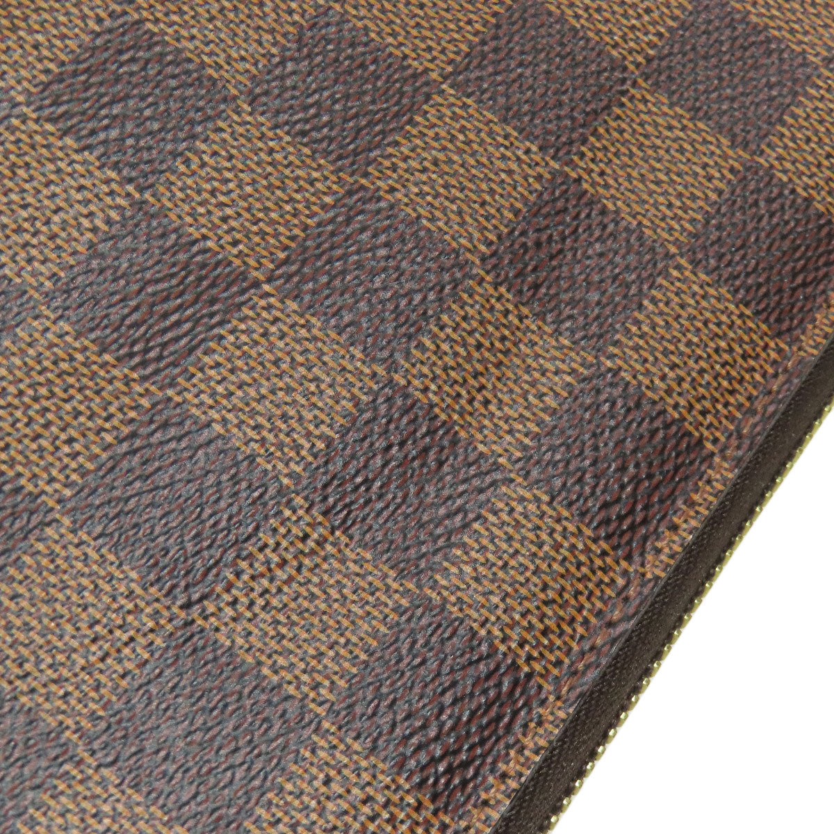 LOUIS VUITTON  N60015 Long wallet (with coin pocket) Zippy wallet old Damier canvas Ladies