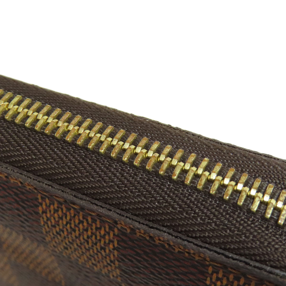 LOUIS VUITTON N60015 Zippy wallet old Long wallet (with coin pocket) Damier canvas Ladies [Used]