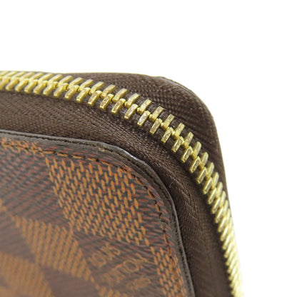 LOUIS VUITTON N60015 Zippy wallet old Long wallet (with coin pocket) Damier canvas Ladies [Used]
