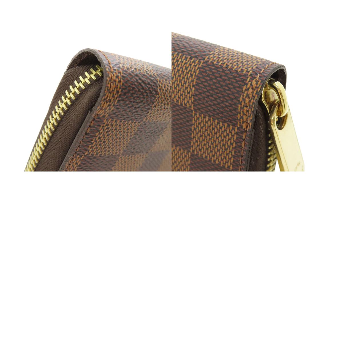 LOUIS VUITTON N60015 Zippy wallet old Long wallet (with coin pocket) Damier canvas Ladies [Used]