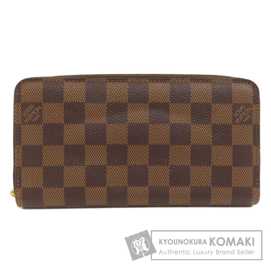 LOUIS VUITTON N60015 Zippy wallet old Long wallet (with coin pocket) Damier canvas Ladies [Used]