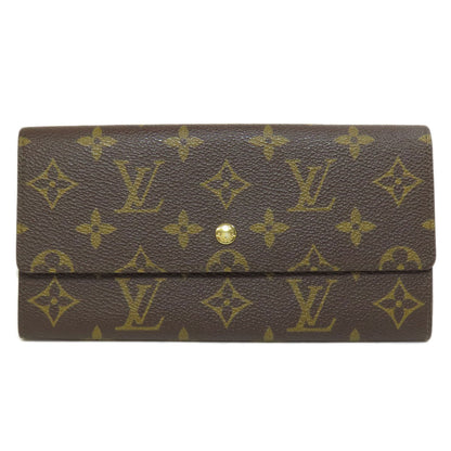 LOUIS VUITTON  M61723 Long wallet (with coin pocket) Portefeiulle Creddy Monogram canvas Ladies