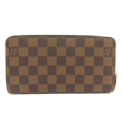 LOUIS VUITTON N60015 Zippy wallet old Long wallet (with coin pocket) Damier canvas Ladies [Used]
