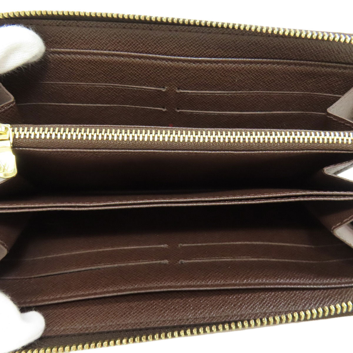 LOUIS VUITTON N60015 Zippy wallet old Long wallet (with coin pocket) Damier canvas Ladies [Used]