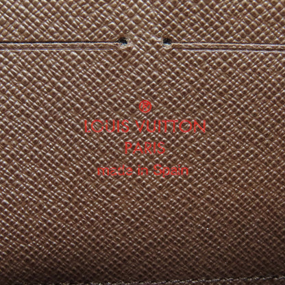 LOUIS VUITTON  N60015 Long wallet (with coin pocket) Zippy wallet old Damier canvas Ladies