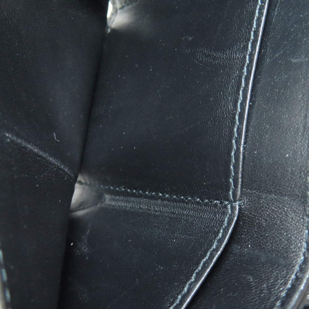 BALENCIAGA Tri-fold Wallet Embossed Bifold Wallet with Coin Pocket Leather Ladies [Used]