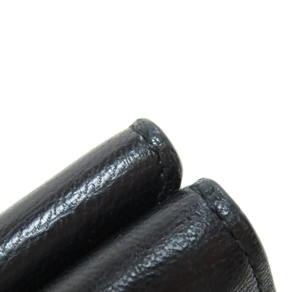 BALENCIAGA Tri-fold Wallet Embossed Bifold Wallet with Coin Pocket Leather Ladies [Used]