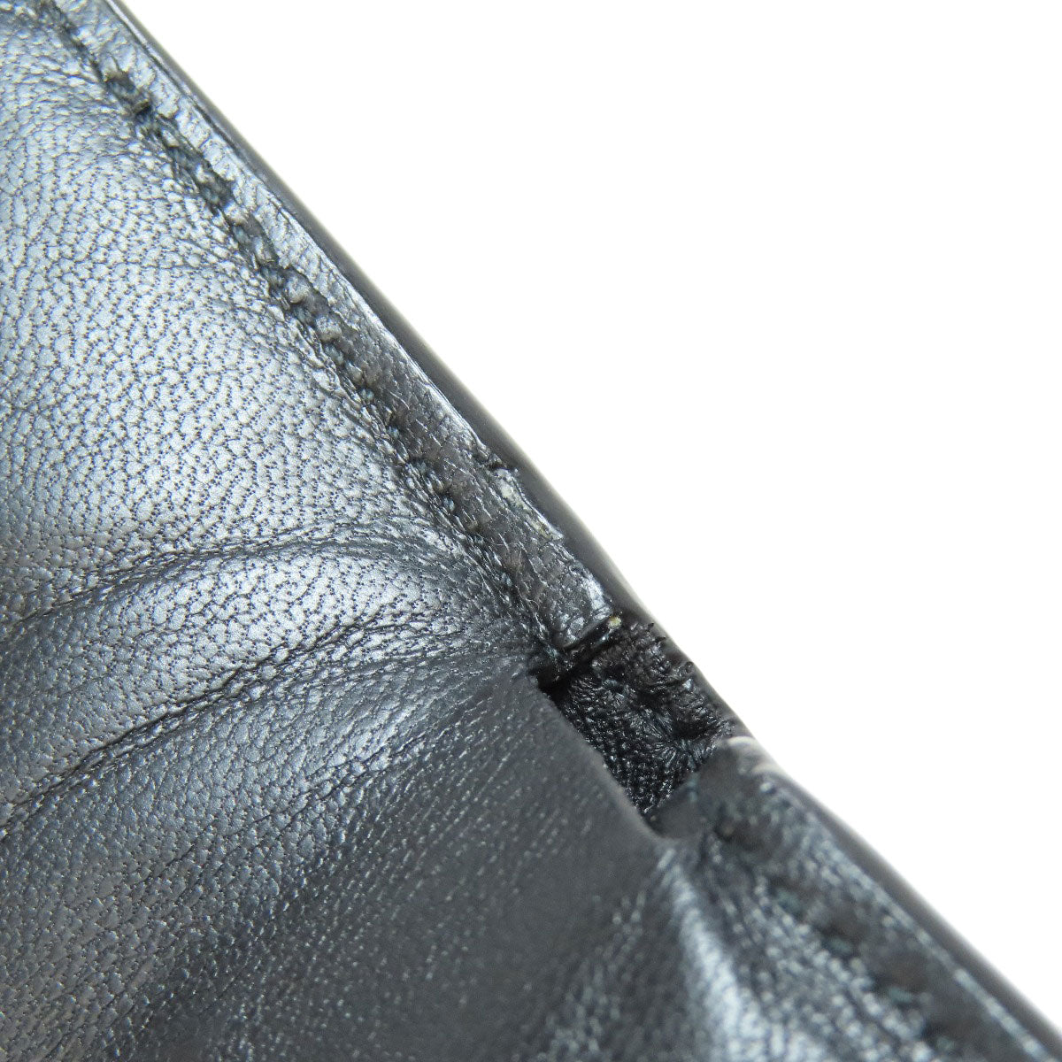 BALENCIAGA Tri-fold Wallet Embossed Bifold Wallet with Coin Pocket Leather Ladies [Used]