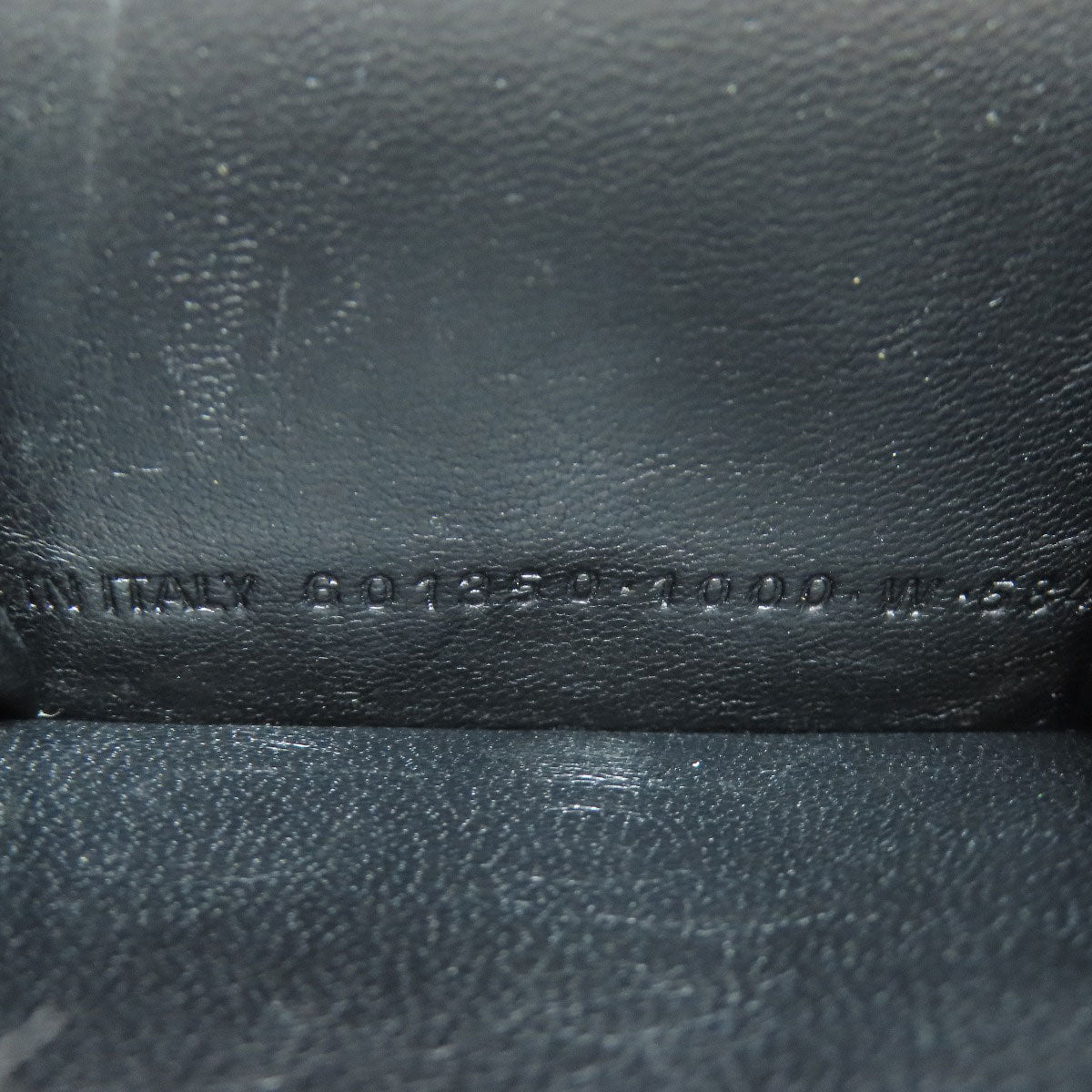 BALENCIAGA Tri-fold Wallet Embossed Bifold Wallet with Coin Pocket Leather Ladies [Used]