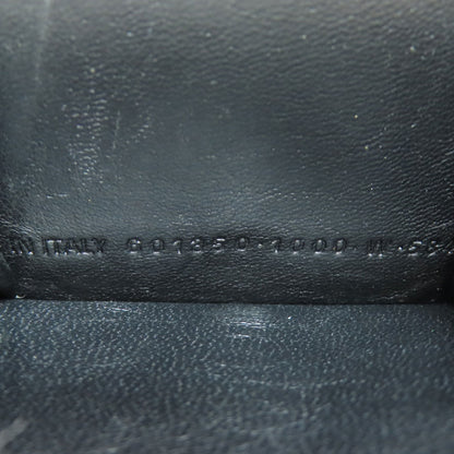 BALENCIAGA Tri-fold Wallet Embossed Bifold Wallet with Coin Pocket Leather Ladies [Used]