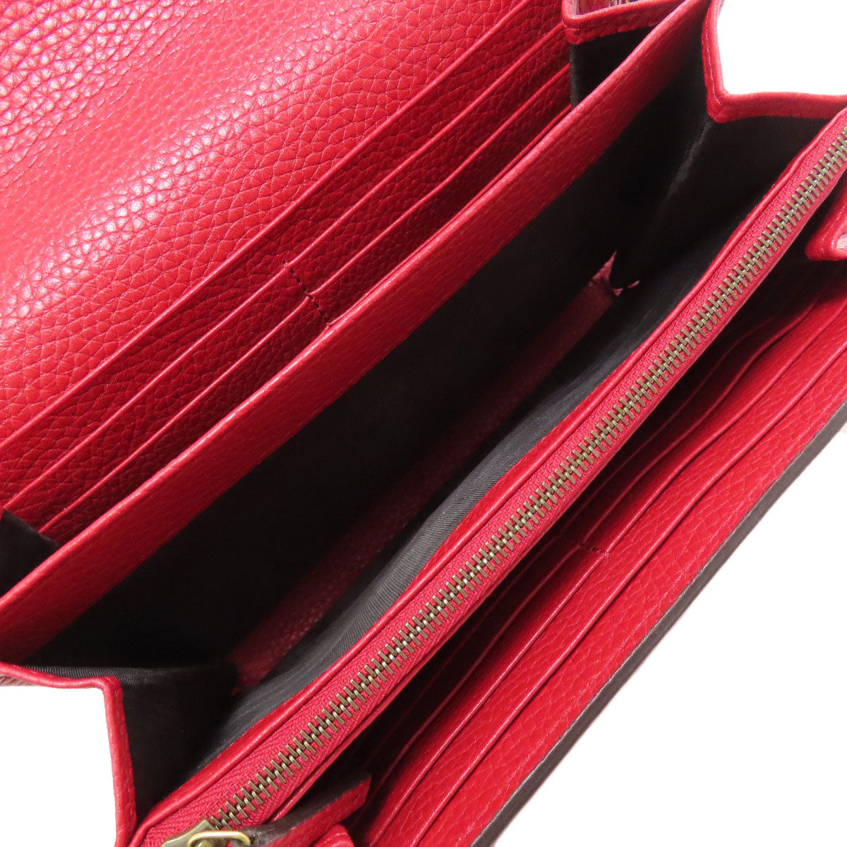 GUCCI 401232 GG Marmont Chain Wallet Long wallet (with coin pocket) Leather Ladies [Used]