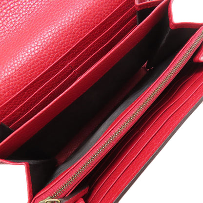 GUCCI 401232 GG Marmont Chain Wallet Long wallet (with coin pocket) Leather Ladies [Used]