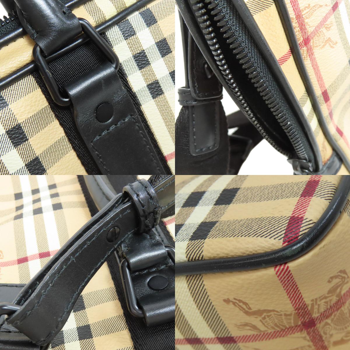 BURBERRY Nova Check 2WAY Business bag PVC mens [Used]