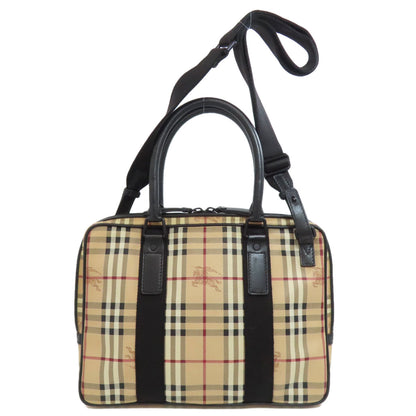 BURBERRY Nova Check 2WAY Business bag PVC mens [Used]