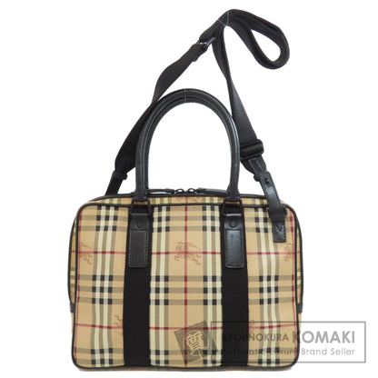BURBERRY Nova Check 2WAY Business bag PVC mens [Used]