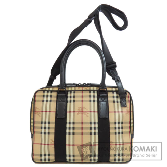 BURBERRY Nova Check 2WAY Business bag PVC mens [Used]