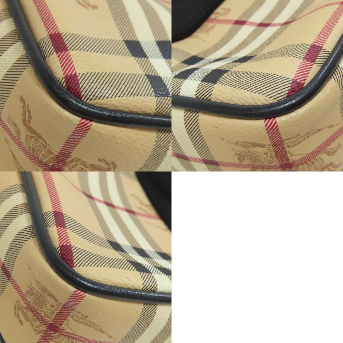 BURBERRY Nova Check 2WAY Business bag PVC mens [Used]