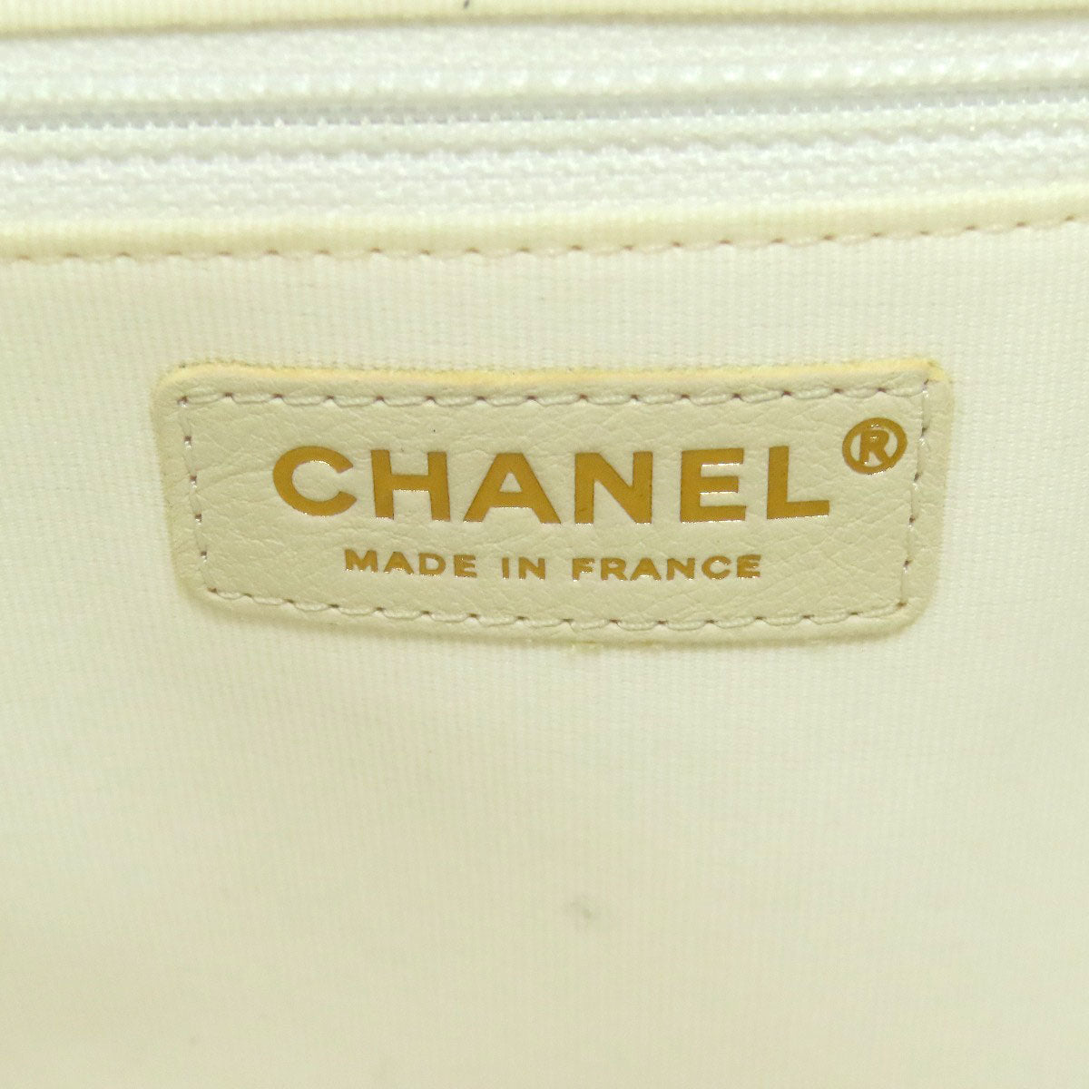 CHANEL Chain Tote GoldHardware 2WAY Tote Bag Grained Calfskin Skin Ladies [Used]