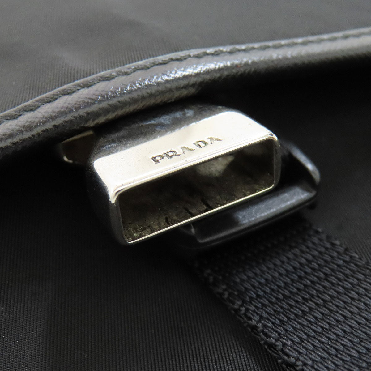 PRADA   Shoulder Bag Logo Hardware Nylon Ladies