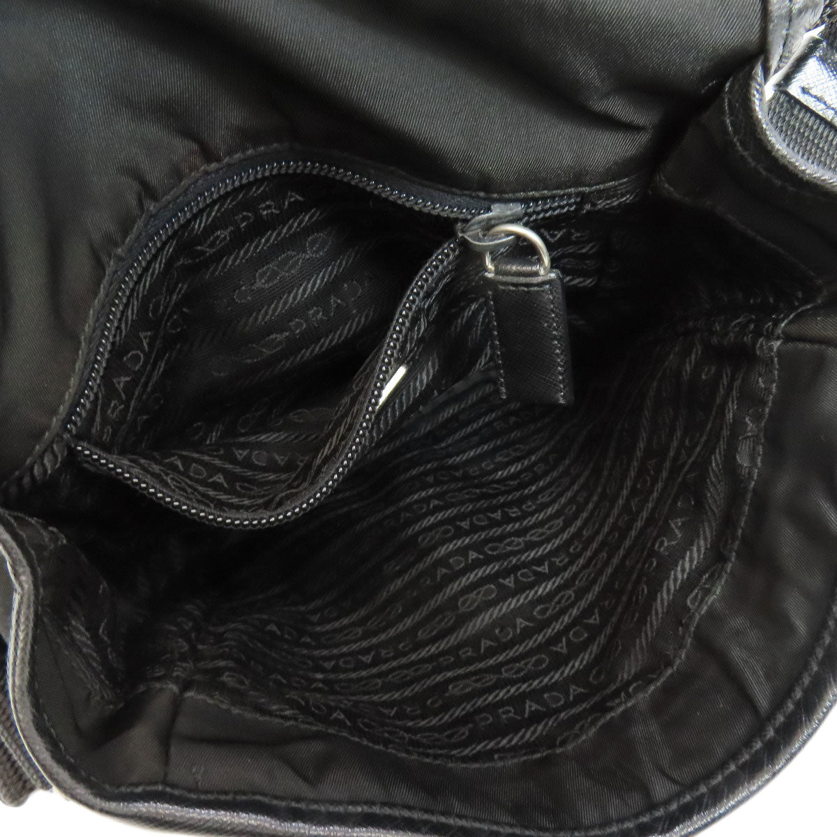 PRADA   Shoulder Bag Logo Hardware Nylon Ladies