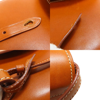 SAINT LAURENT logo Shoulder Bag Leather Ladies [Used]