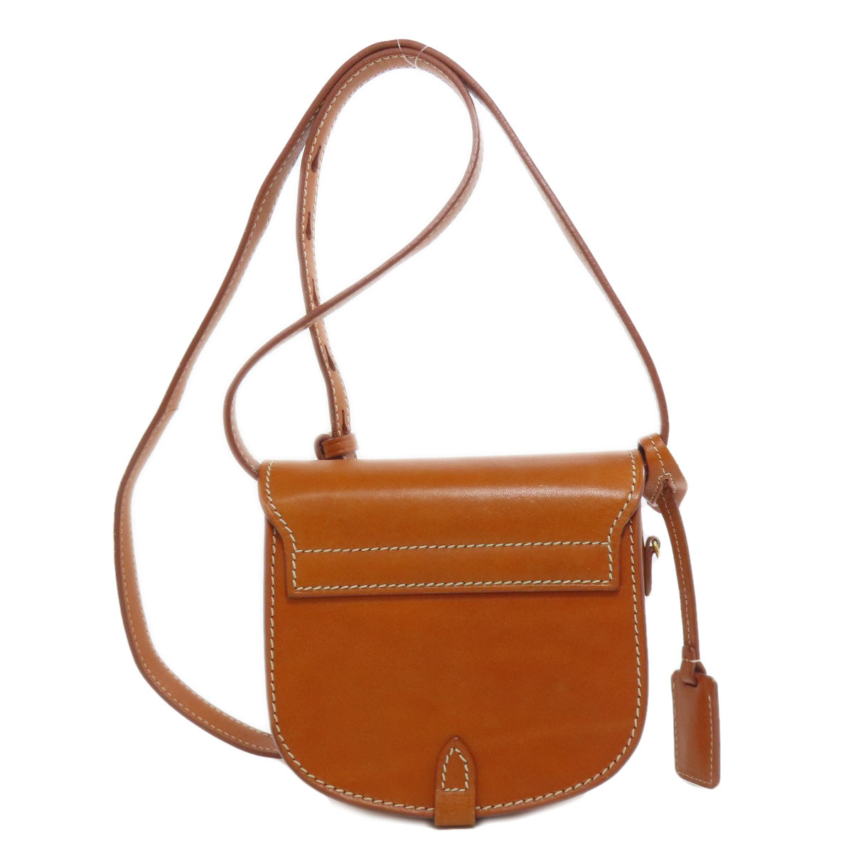 SAINT LAURENT logo Shoulder Bag Leather Ladies [Used]