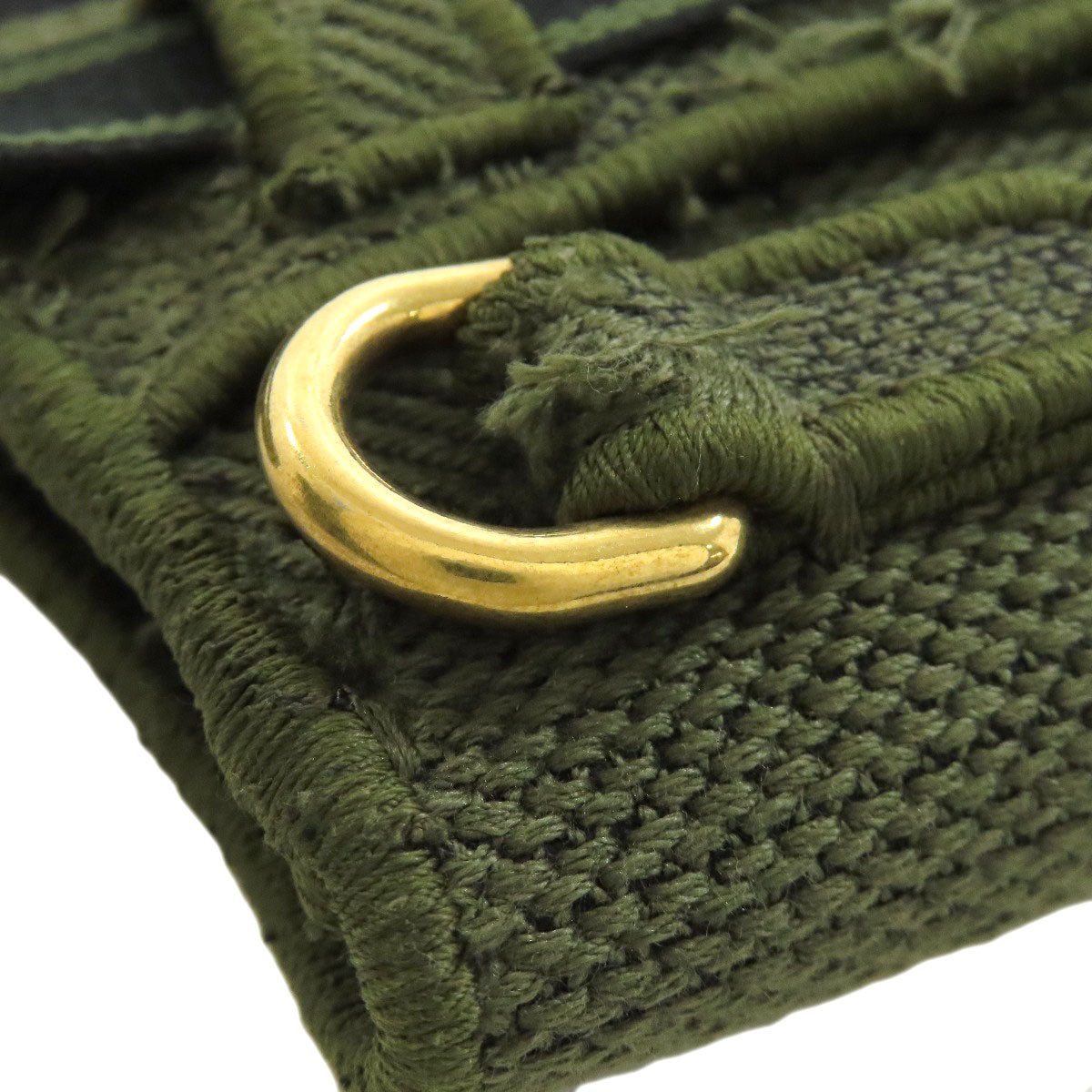 CHRISTIAN DIOR saddle Hip bag, waist bag Canvas Ladies [Used]