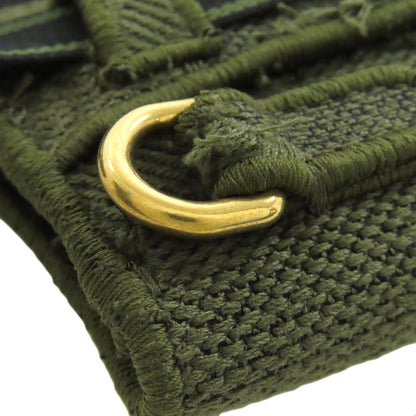 CHRISTIAN DIOR saddle Hip bag, waist bag Canvas Ladies [Used]