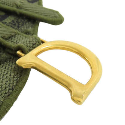 CHRISTIAN DIOR saddle Hip bag, waist bag Canvas Ladies [Used]