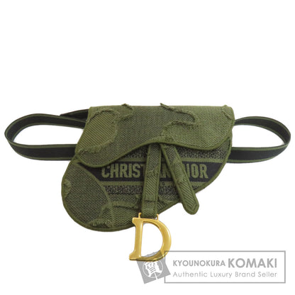 CHRISTIAN DIOR saddle Hip bag, waist bag Canvas Ladies [Used]
