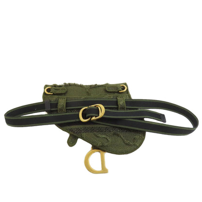 CHRISTIAN DIOR saddle Hip bag, waist bag Canvas Ladies [Used]