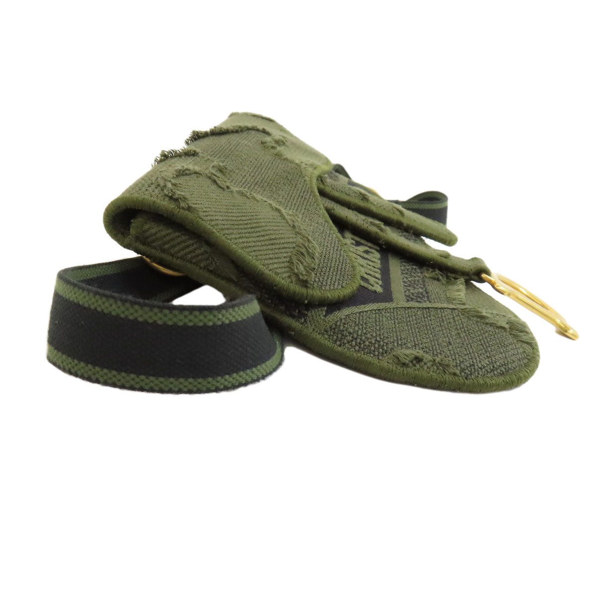 CHRISTIAN DIOR saddle Hip bag, waist bag Canvas Ladies [Used]