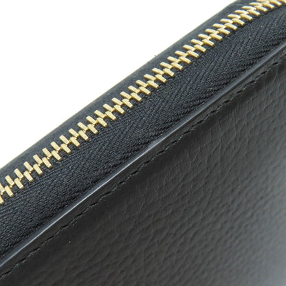 GUCCI 449347 Interlocking G Long wallet (no coin pocket) Leather Ladies [Used]