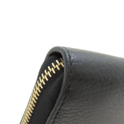 GUCCI 449347 Interlocking G Long wallet (no coin pocket) Leather Ladies [Used]