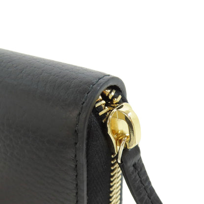 GUCCI 449347 Interlocking G Long wallet (no coin pocket) Leather Ladies [Used]