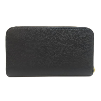 GUCCI 449347 Interlocking G Long wallet (no coin pocket) Leather Ladies [Used]