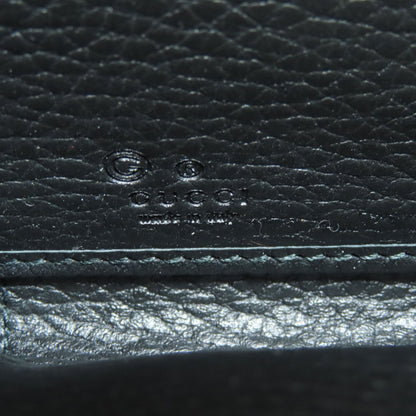 GUCCI 449347 Interlocking G Long wallet (no coin pocket) Leather Ladies [Used]