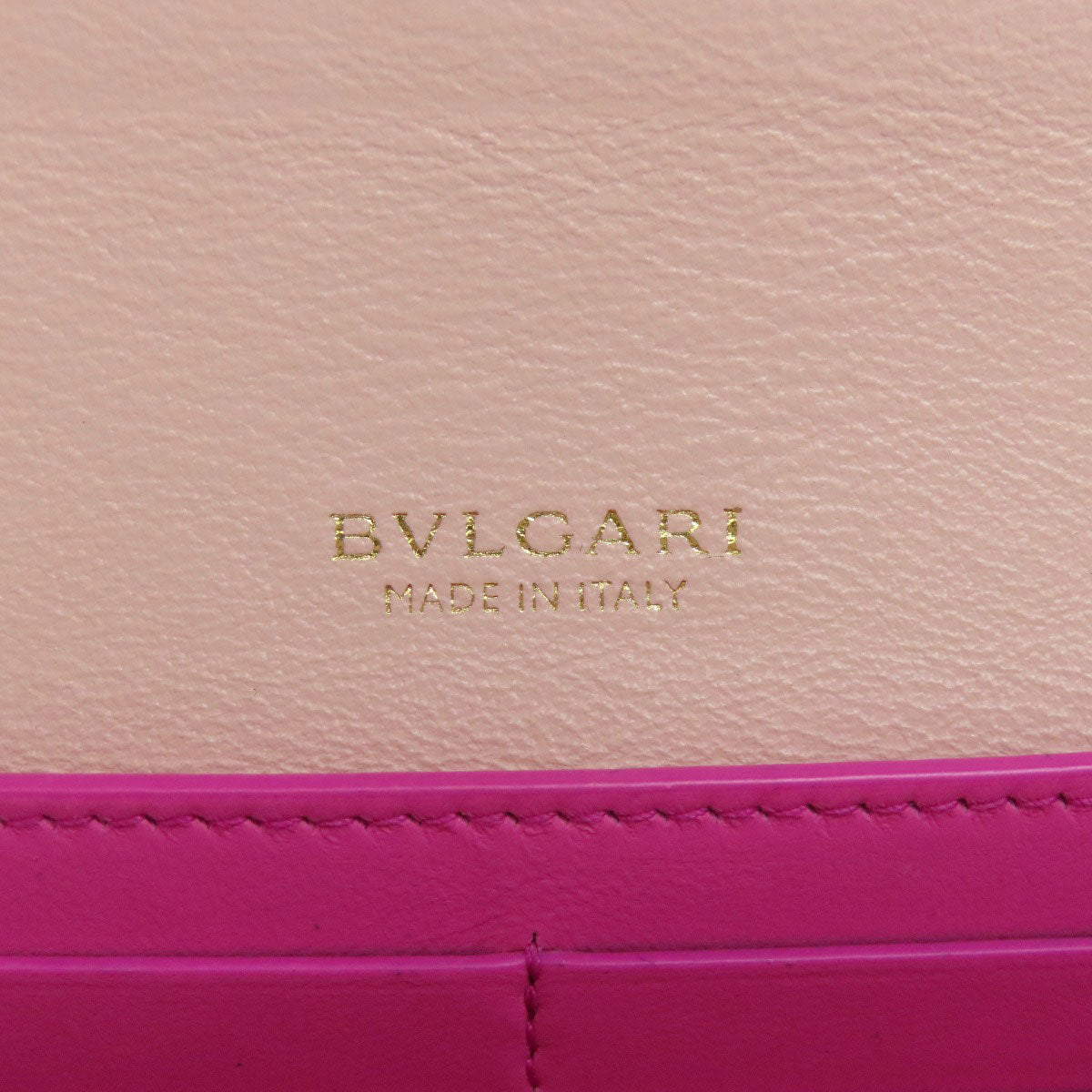 BVLGARI   Long wallet (with coin pocket) Logo mania Leather Ladies