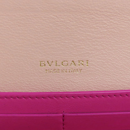 BVLGARI   Long wallet (with coin pocket) Logo mania Leather Ladies