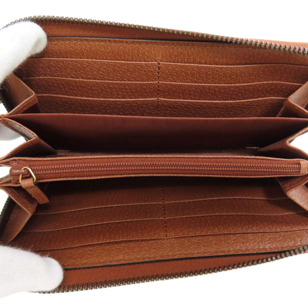 GUCCI 547791 NY Yankees collaboration GG Long wallet (with coin pocket) Canvas Ladies [Used]