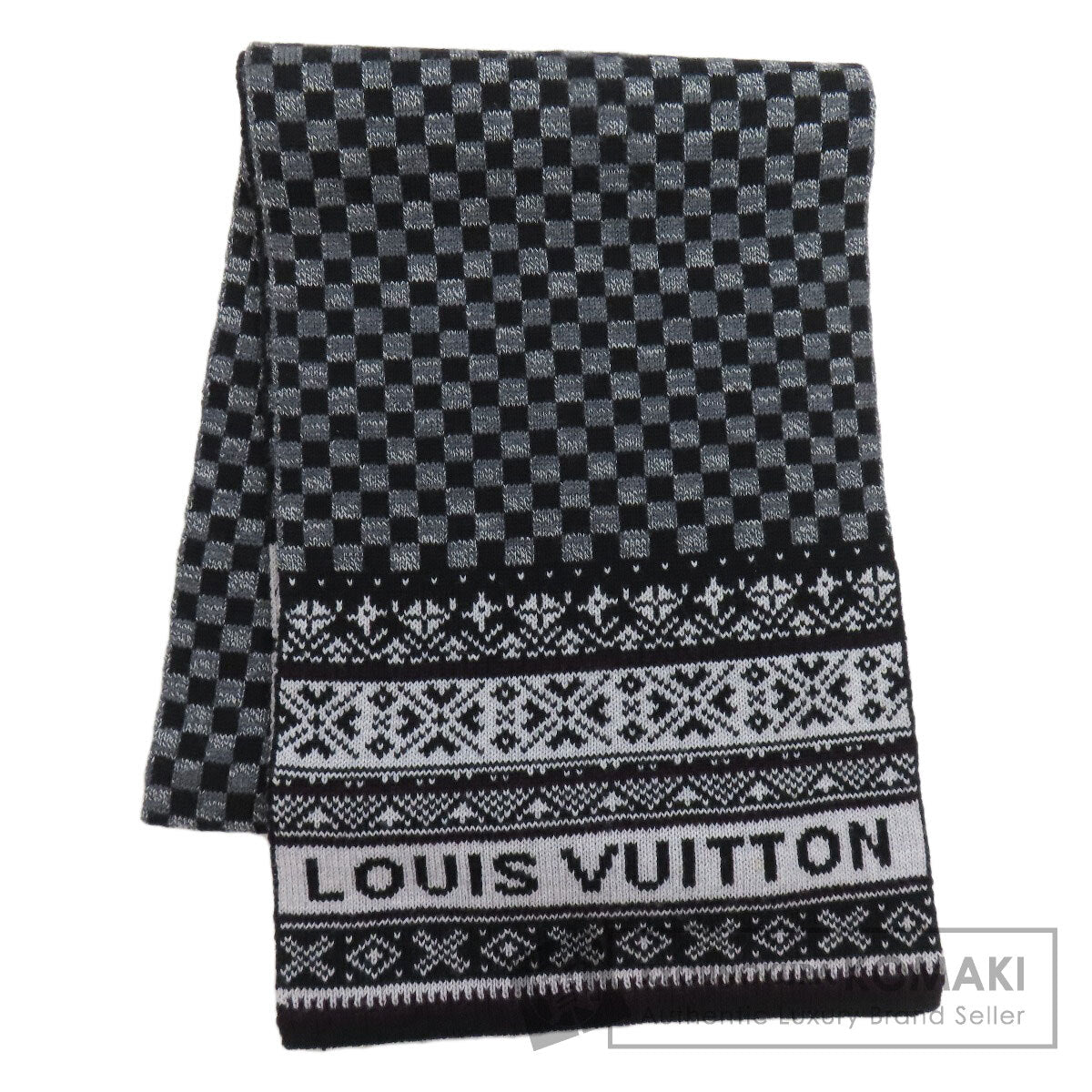 LOUIS VUITTON M72929 Echarpe Flocon Scarf wool Ladies [Used]