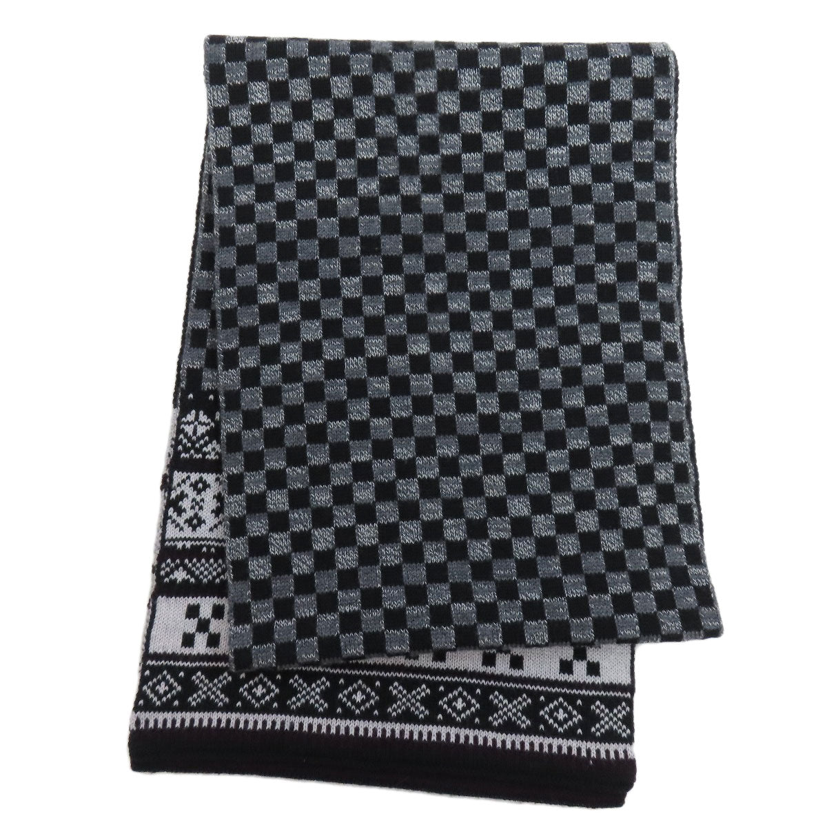 LOUIS VUITTON M72929 Echarpe Flocon Scarf wool Ladies [Used]