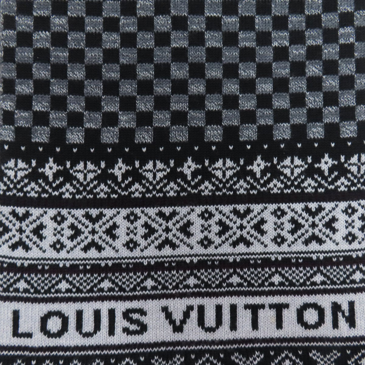 LOUIS VUITTON  M72929 Scarf Echarpe Flocon wool Ladies